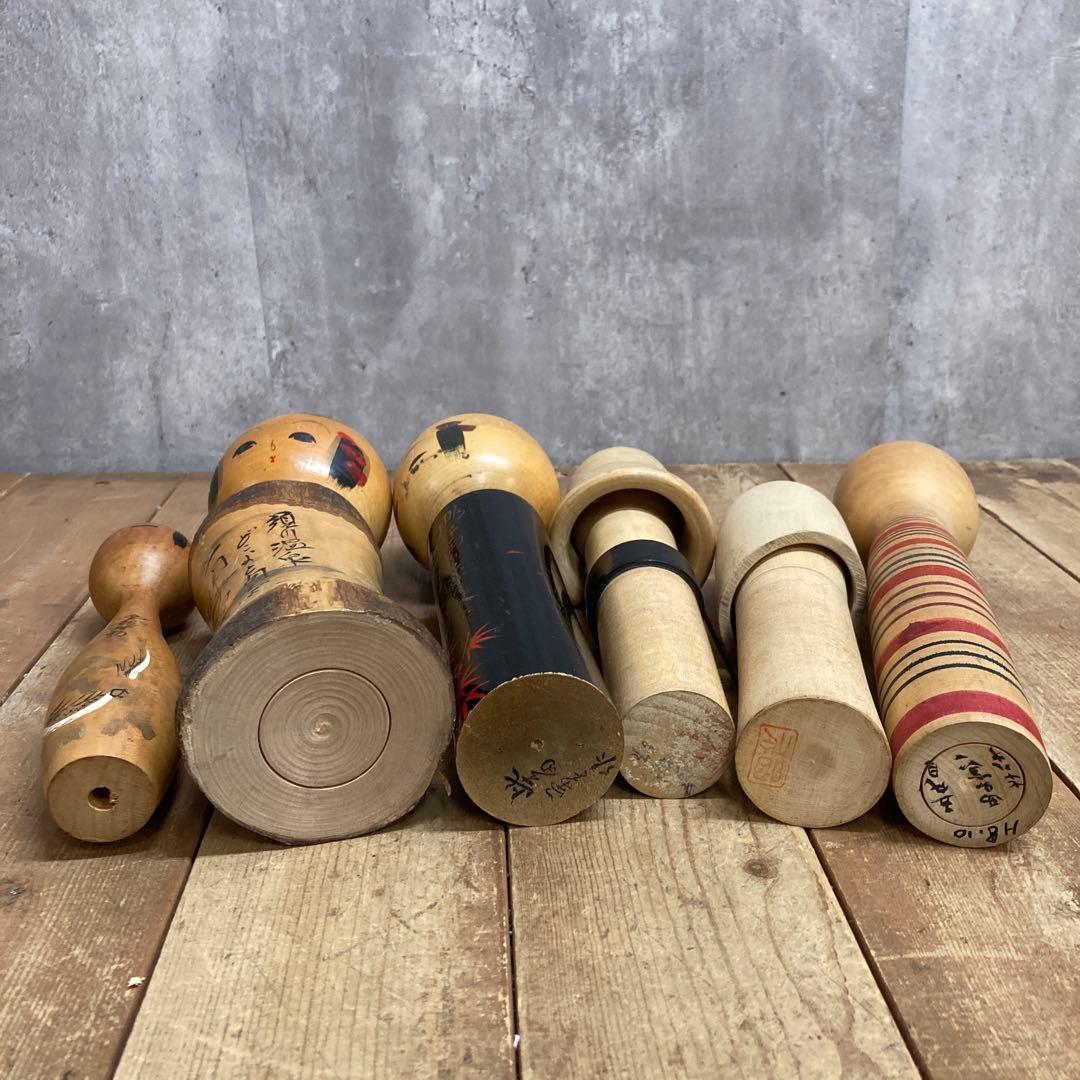 D-3 【希少・まとめ売り】アンティーク こけし 16体セット 伝統工芸 創作