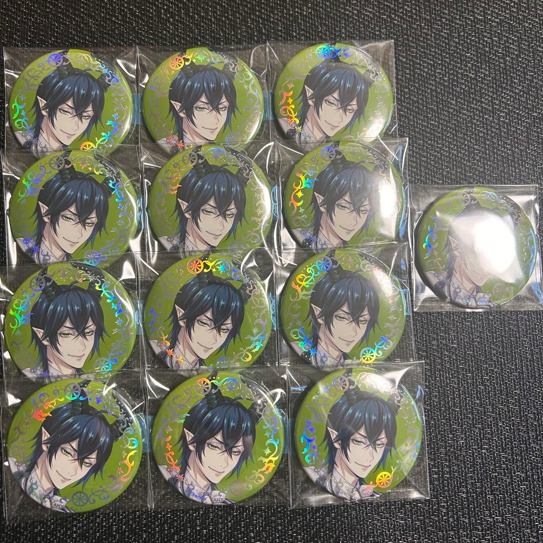 ツイステ 缶バッジ プラチナジャケット マレウス