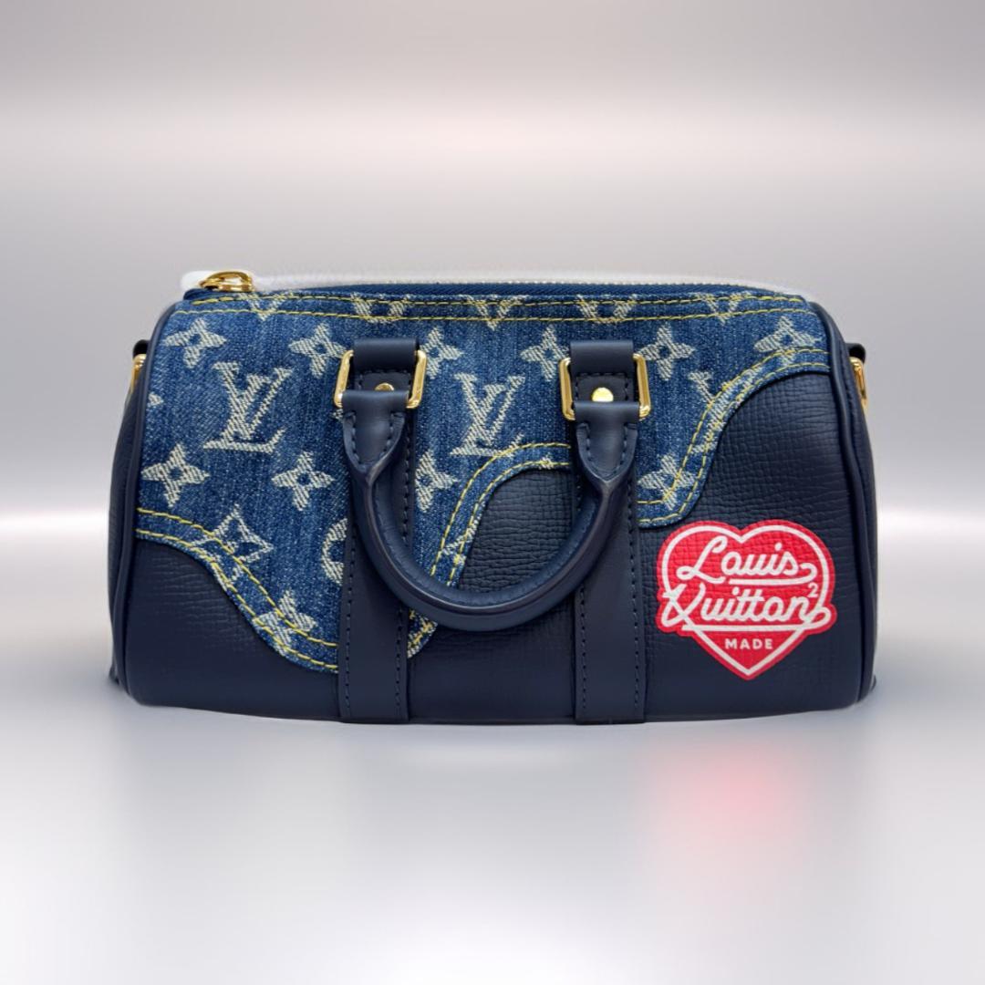 极美品！！Louis Vuitton デニムボウリングバッグ