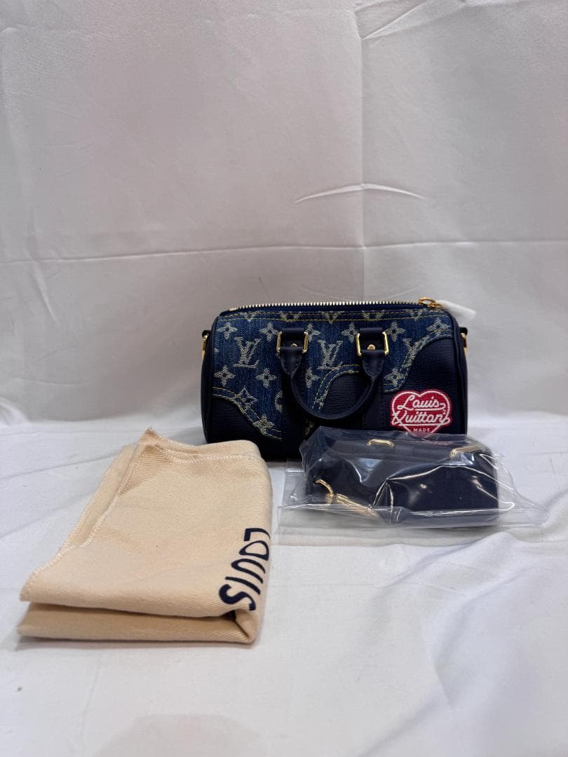极美品！！Louis Vuitton デニムボウリングバッグ