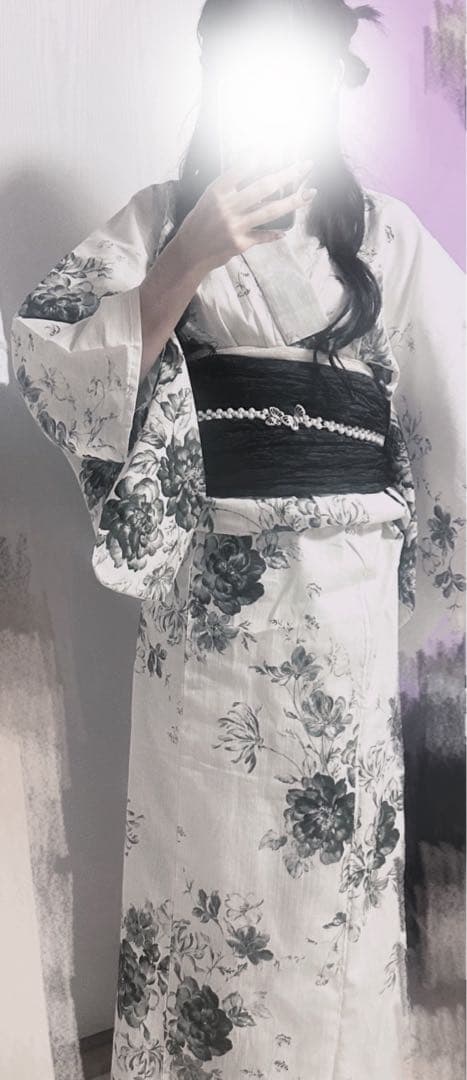 DITA 浴衣セット 水彩の十六夜色