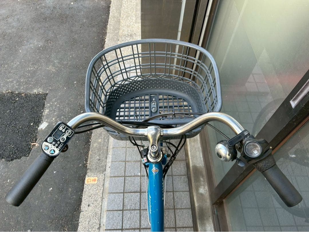 中古電動自転車 ブリヂストン アシスタ 24インチ ブルー 横浜 №3261