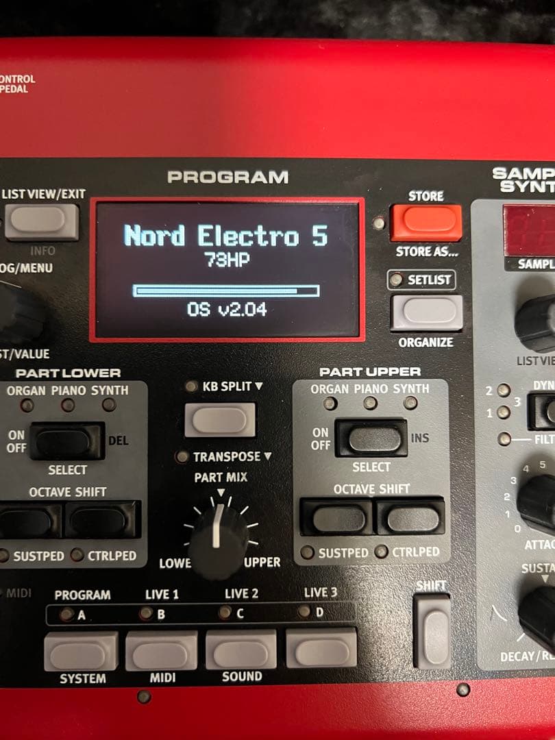 ニック　nord electro 5HP フットペダルセット