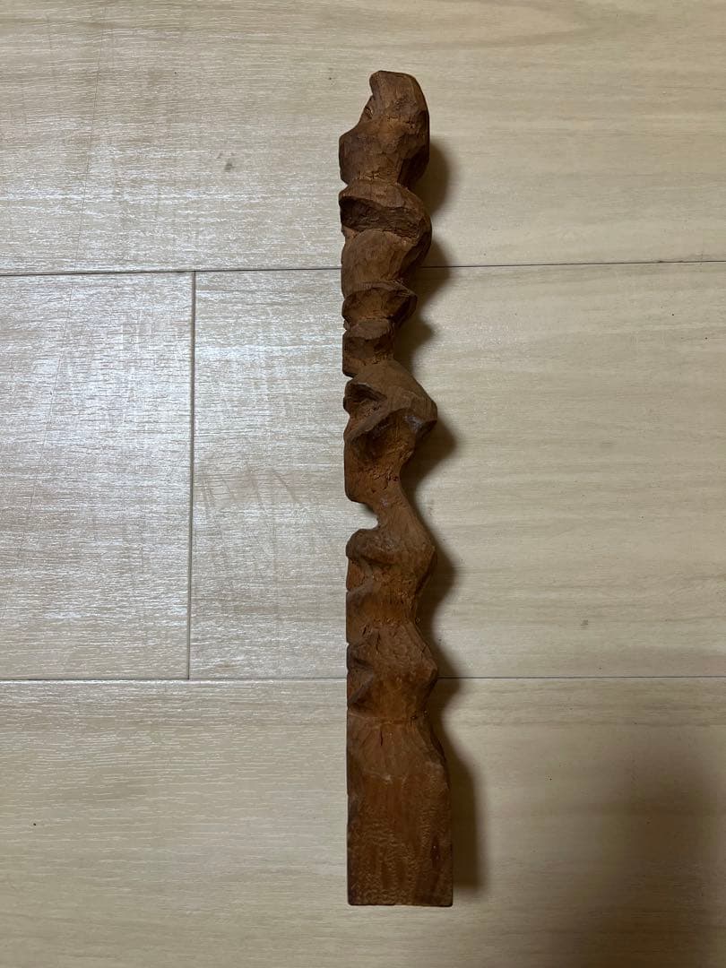 トーテムポール 郷土玩具 アート アノニマス 作家 当時物 木製 JAPAN 1