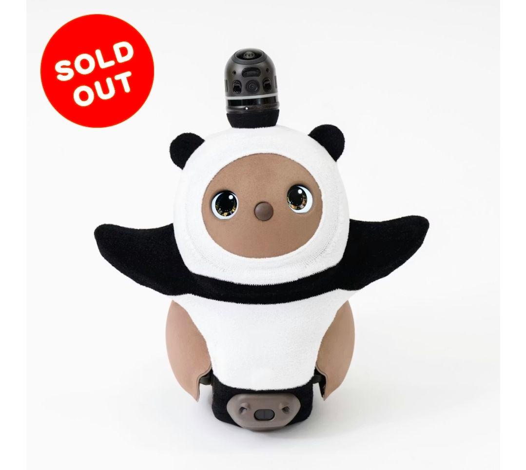 ラボット パンダニット(ホワイト×ブラック) LC370-01-EC lovot