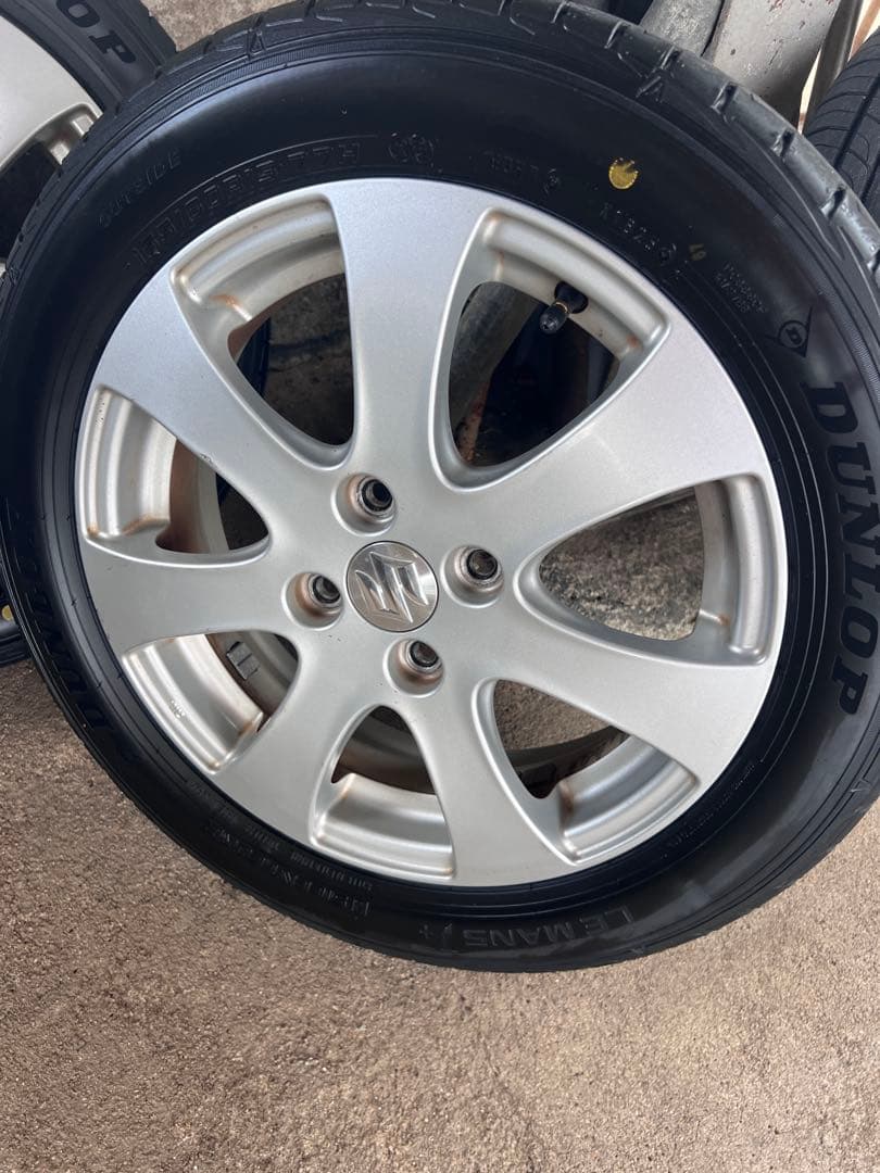 熊本ハスラー 新品タイヤ1本2025年製DUNLOP 15インチ　バランス