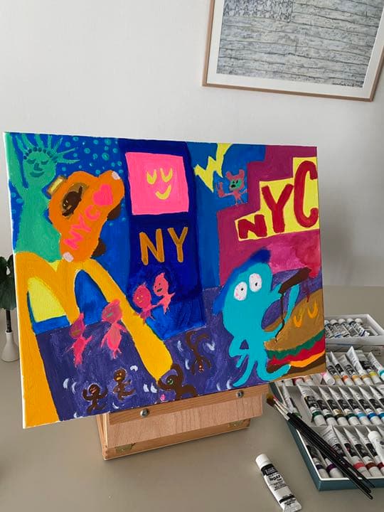 絵画 NYpuppu2021