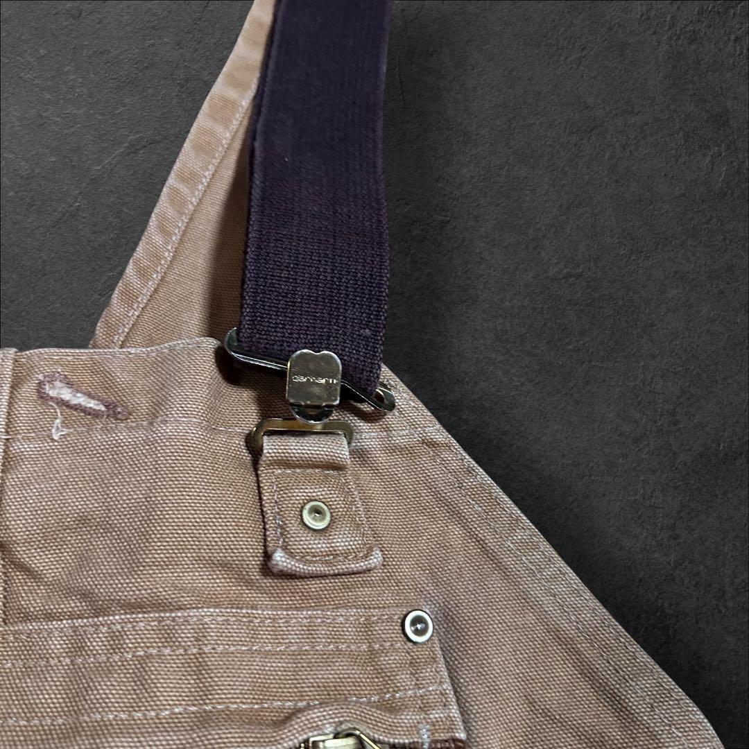 Carharttカーハート オーバーオールダック中綿キルティングダブルニー古着