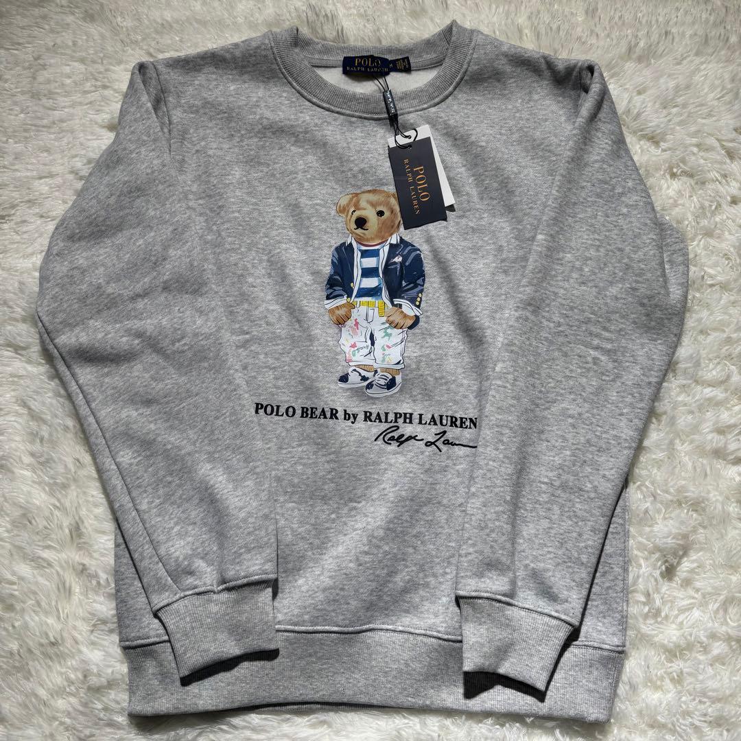M ラルフローレン ポロベア マリン ボーダー スウェット 春 トレーナー