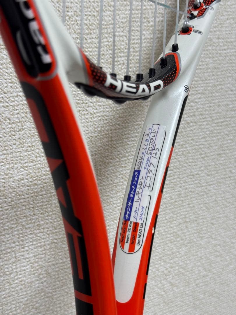 HEAD MICROGEL RADICAL PRO G3 グロメットセット付き