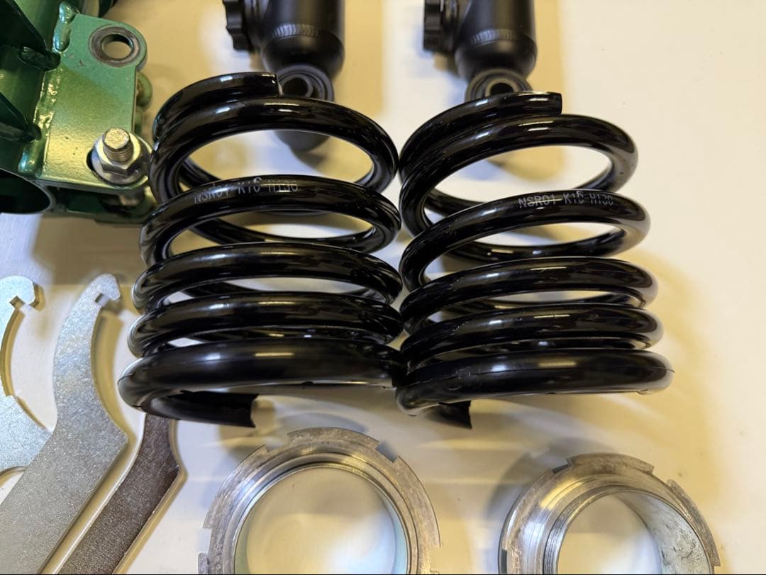 DA64 エブリイ 日正タイヤ ワンオフ 車高調 スズキ