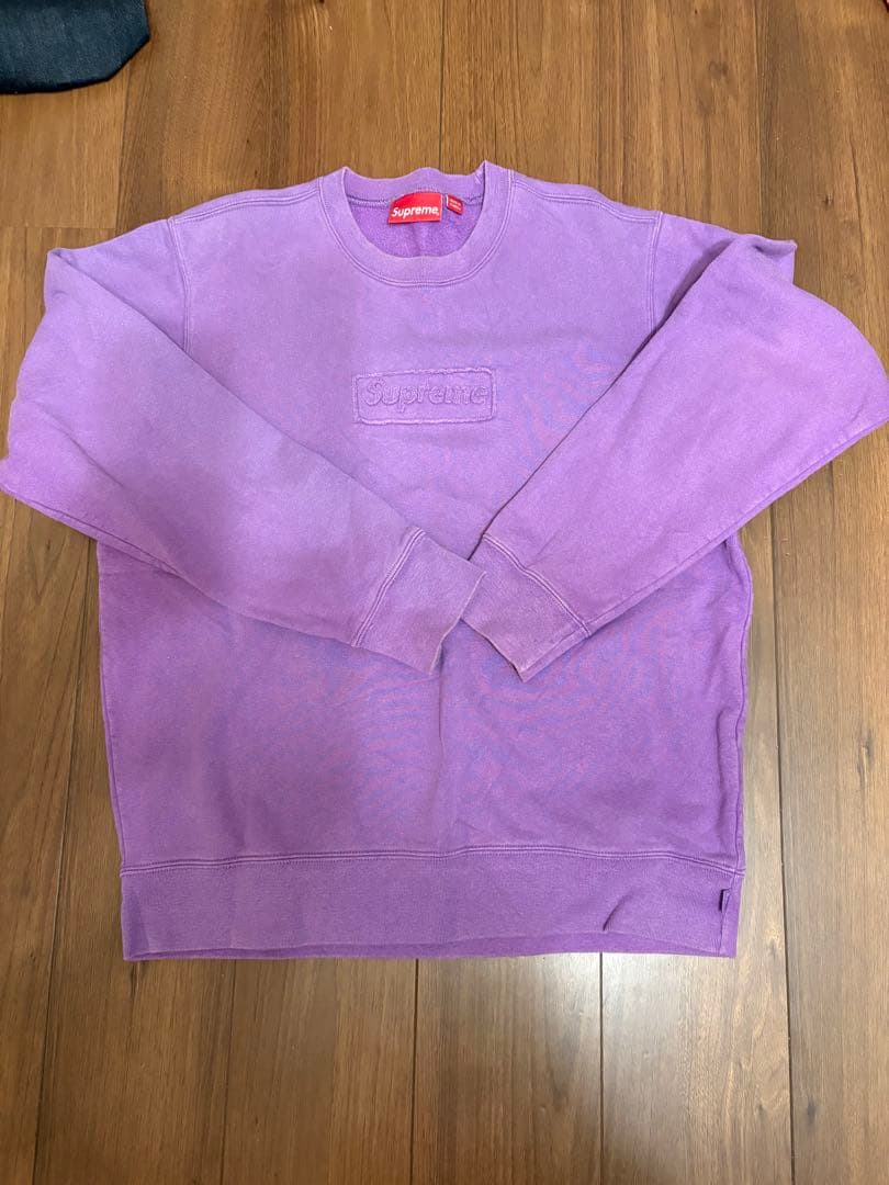 トップス Supreme Cutout Box logo Crewneck Sweat