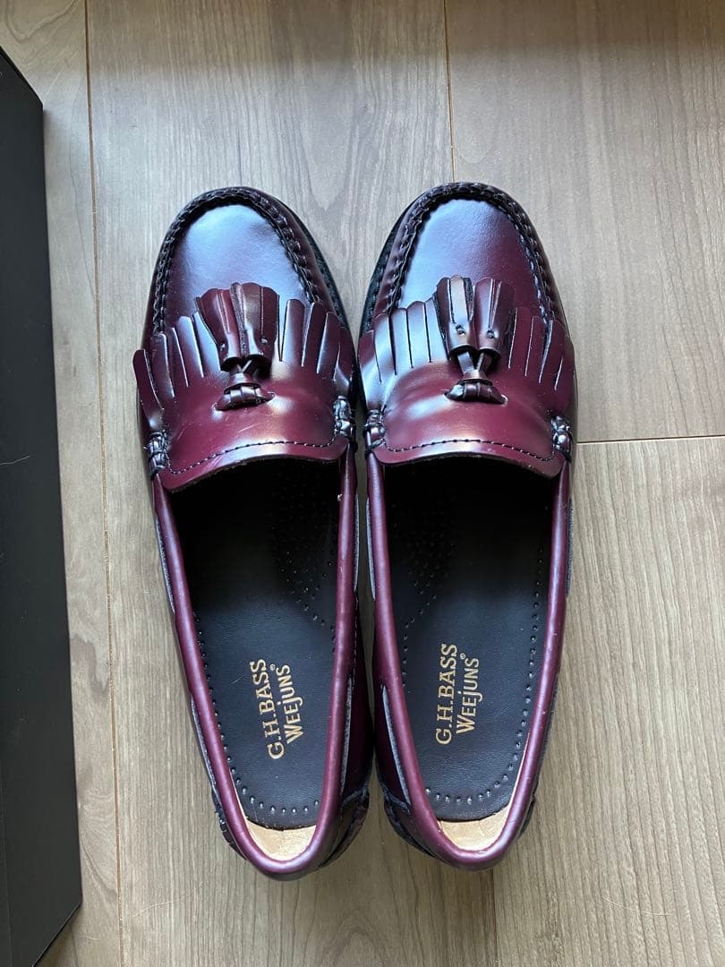 【G.H. BASS】 US5 WINE タッセルローファー