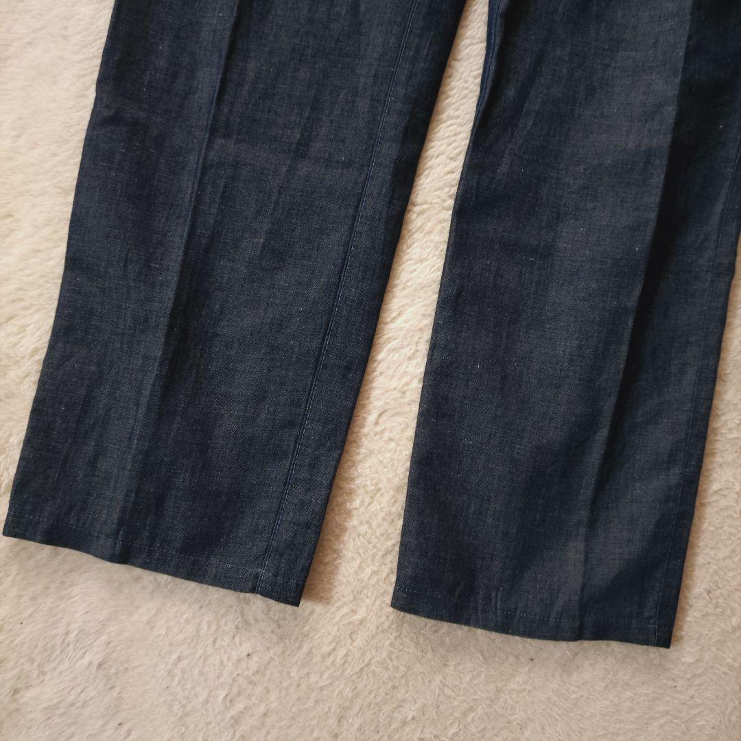 美品 Brioni DENIMCOLLECTION リネン スラックス デニム