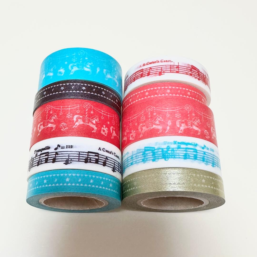 マークス 廃盤マスキングテープ メリーゴーラウンド 10本セット 中古