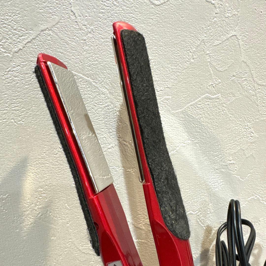 輝髪 HAIR COPE ストレートヘアアイロン レッド