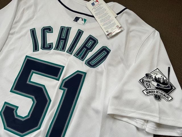 イチロー51引退セレモニー記念試合モデル現地入手LimitedジャージUS限定L
