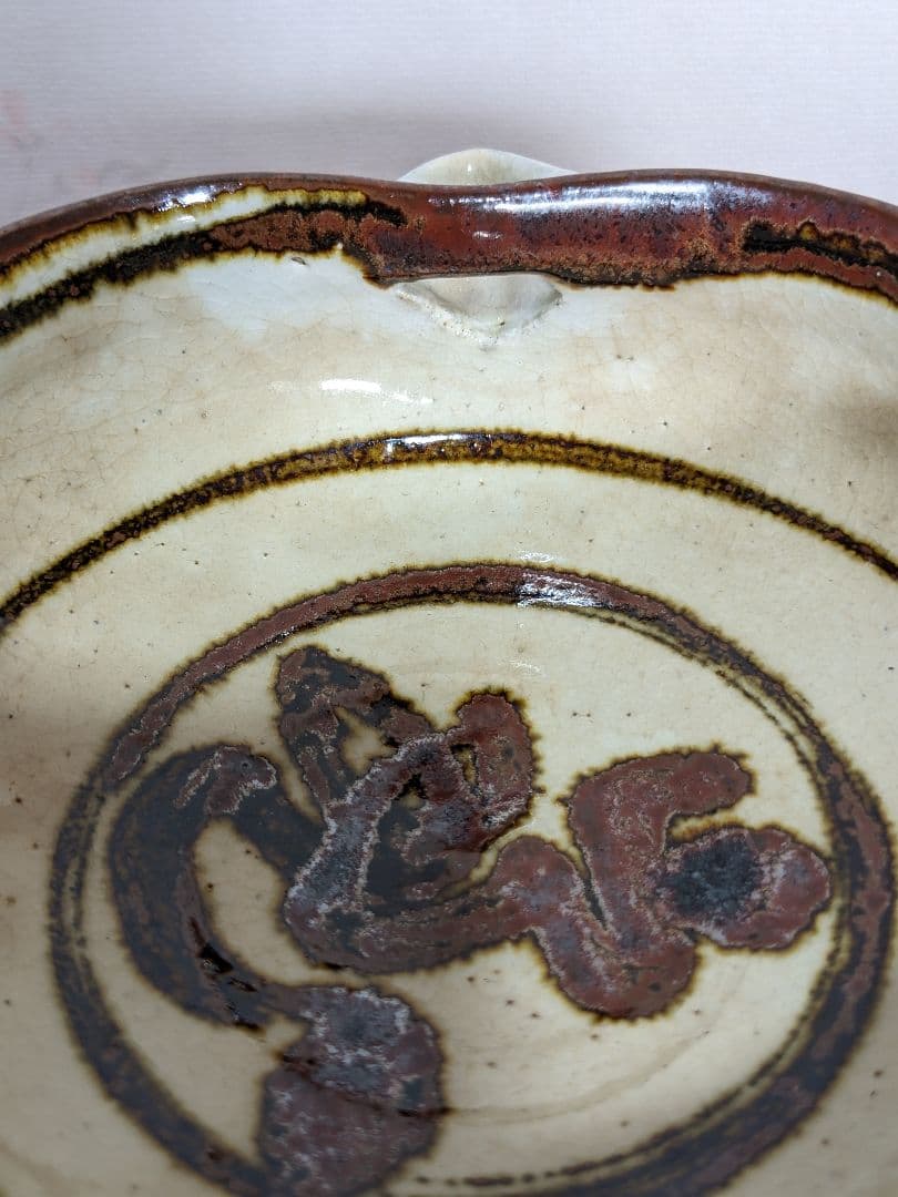 ♦京焼 五代 清水六兵衛 鉄絵 酒器 片口 小鉢 盛り鉢 花器 茶道具 骨董品