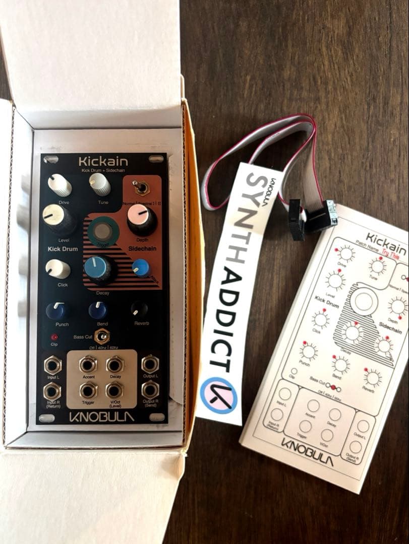 KNOBULA Kickain Eurorack モジュラーシンセ／動作良好