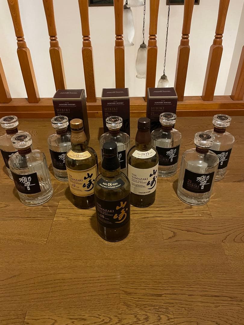 山崎18年　響21年　山崎12年　山崎