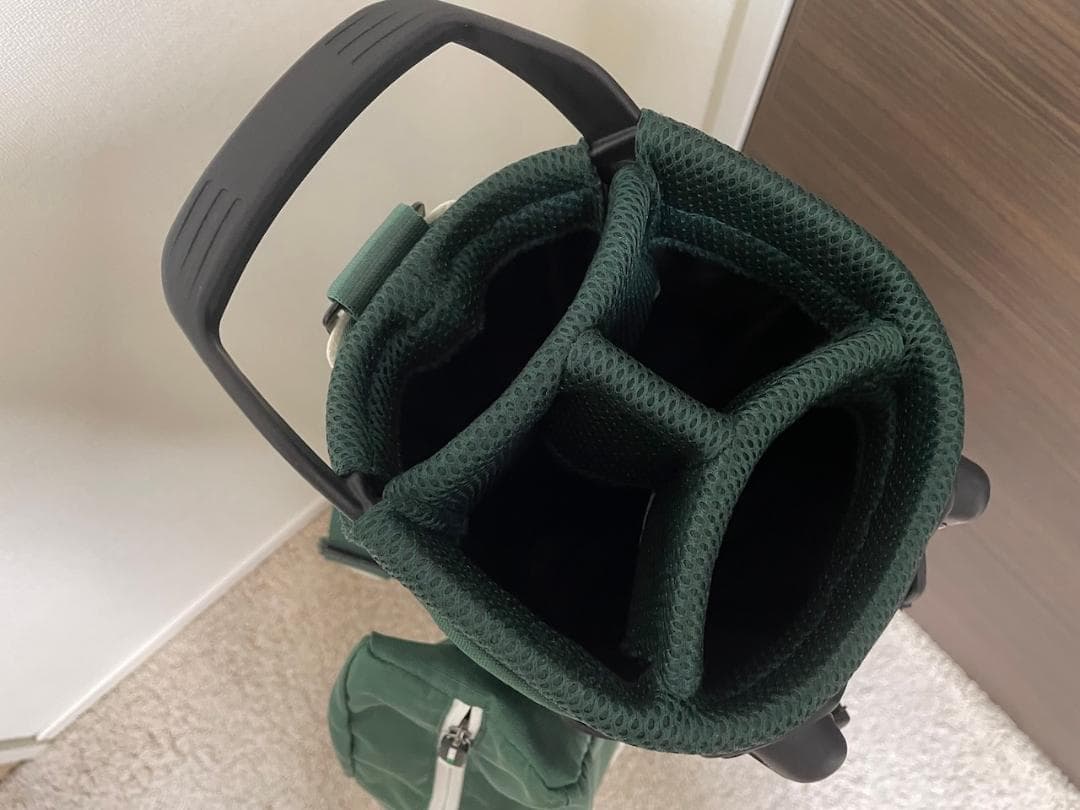 BEAMS GOLF スリムスタンド キャディバッグ 2 美品 グリーン