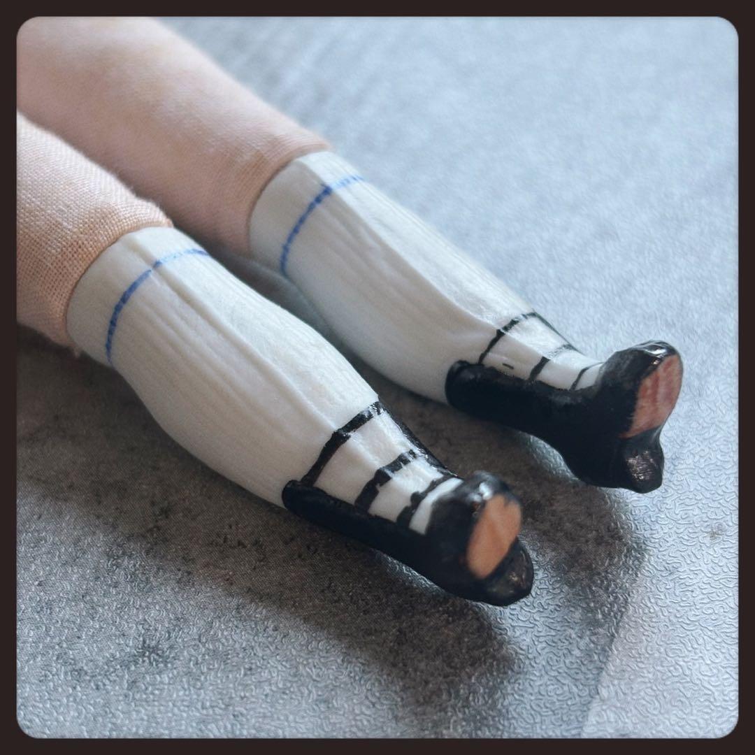 アンティーク　ブロンド　パリアンドール ビスクドール　チャイナヘッドドール