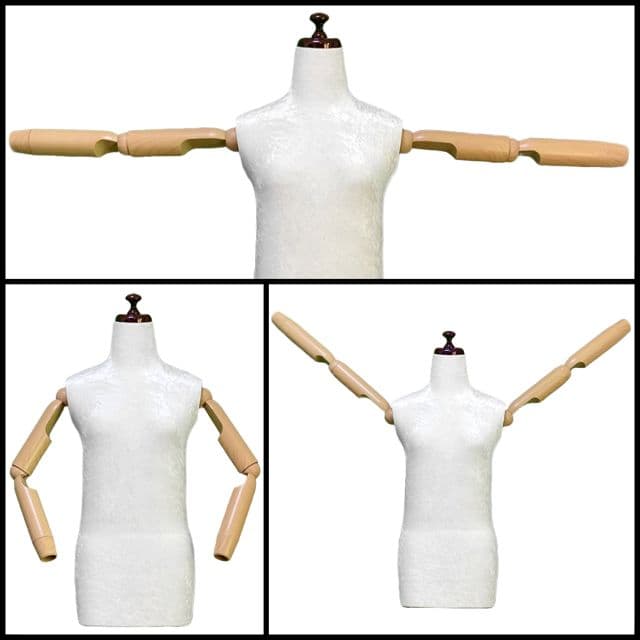 和装トルソー可動腕　着付け練習用ボディ　和装ボディ　着付けマネキン腕付き