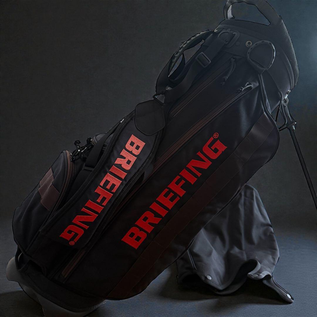 ブリーフィング キャディバッグ スタンド式　黒　ブラック 軽量　CR-4 ゴルフ
