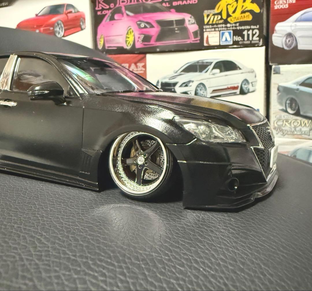 アオシマ ROJAM GRS214 クラウン アスリート VIPcar