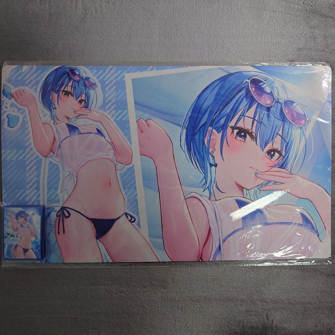 α2 ホロライブ 透け&Tシャツ&ビキニ 星街すいせい スリーブ&プレイマット