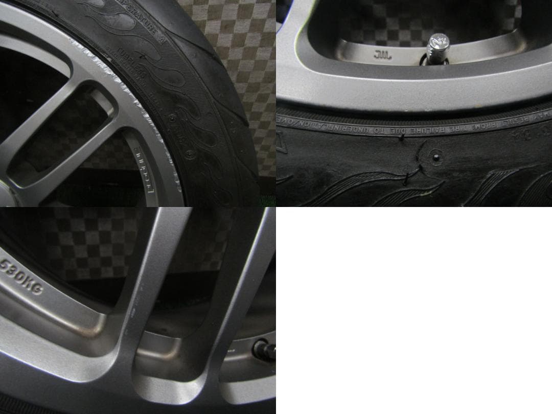 ☆送料込☆バリ溝☆良好品☆ブリヂストン製☆鍛造品☆プロドライブ 17インチ 4本