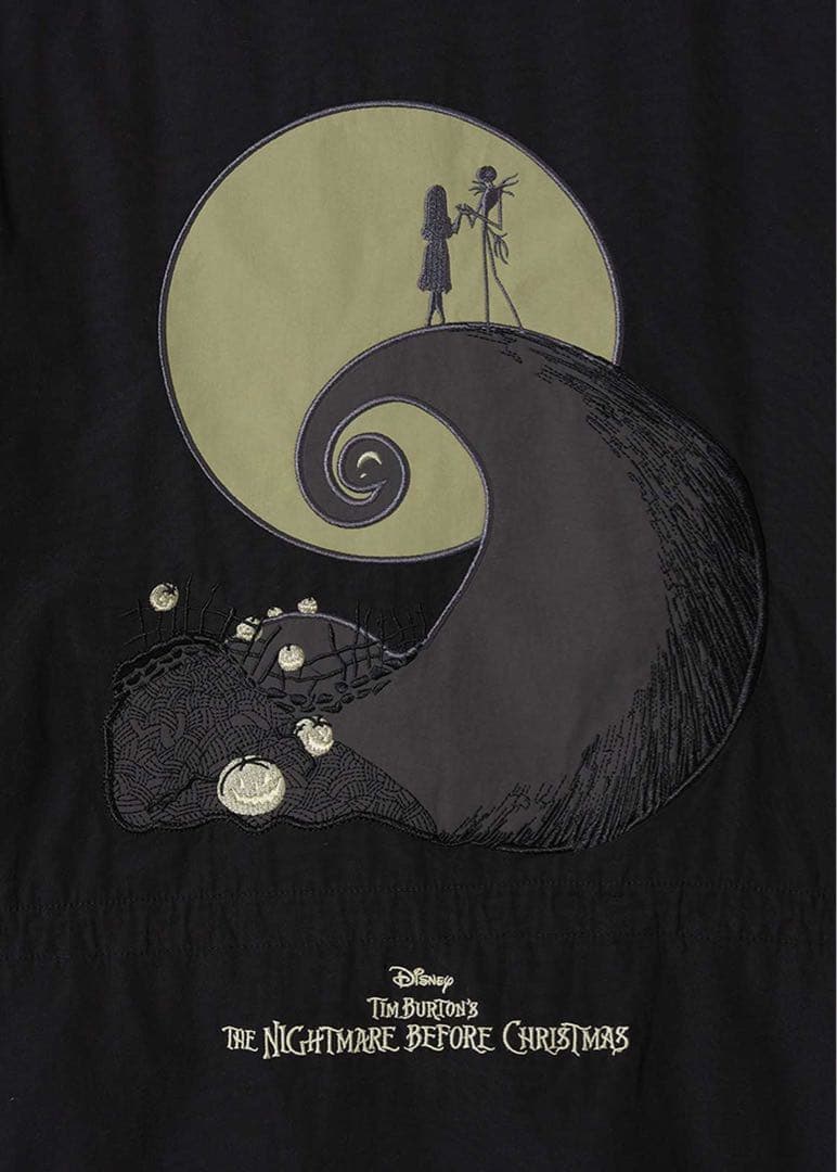 グラニフ　ナイトメア　永遠に　ショートモッズコート　ブラックSS 男女兼用