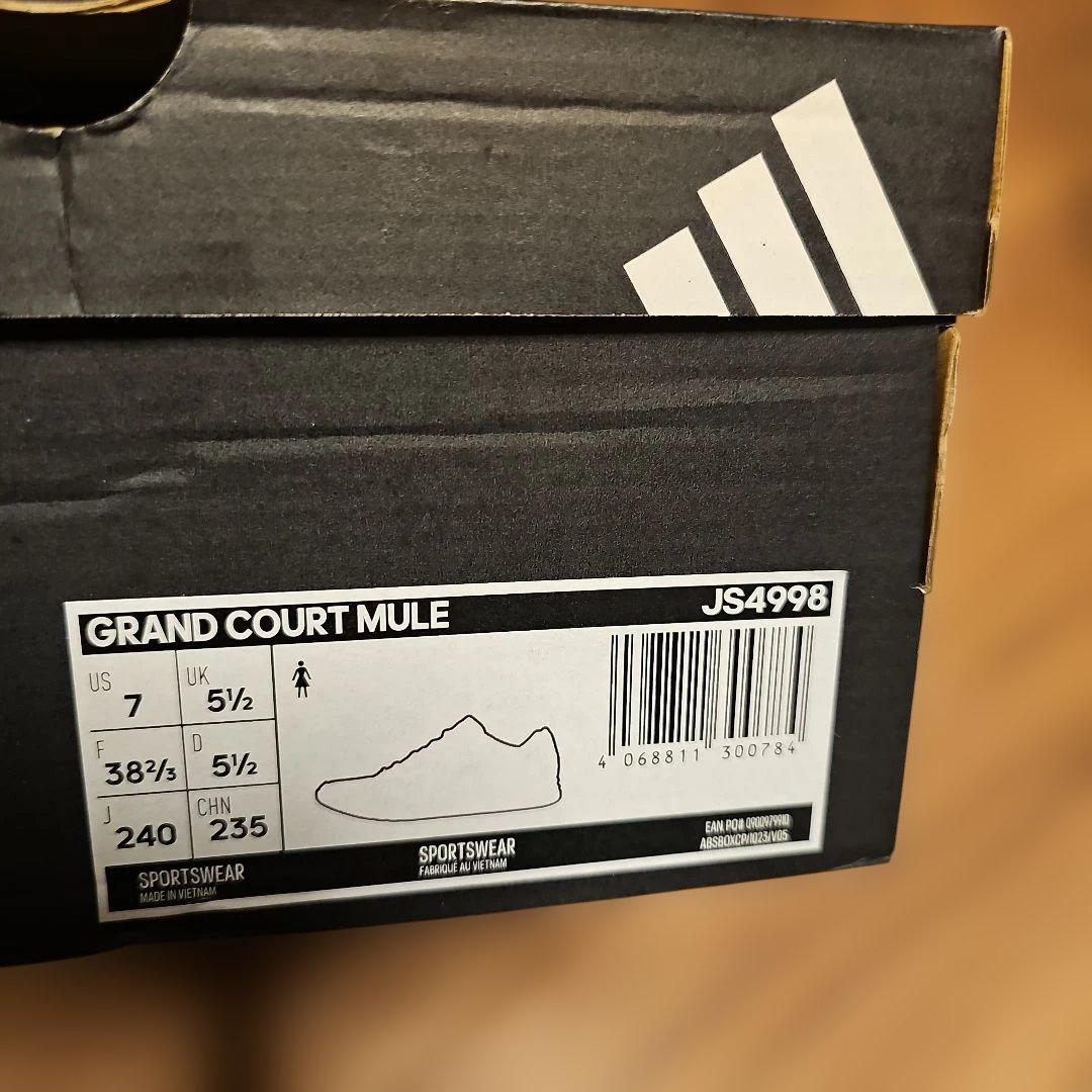 adidas★アディダス★24㎝★ボア付き★もふもふ★ブラウン★ミュール