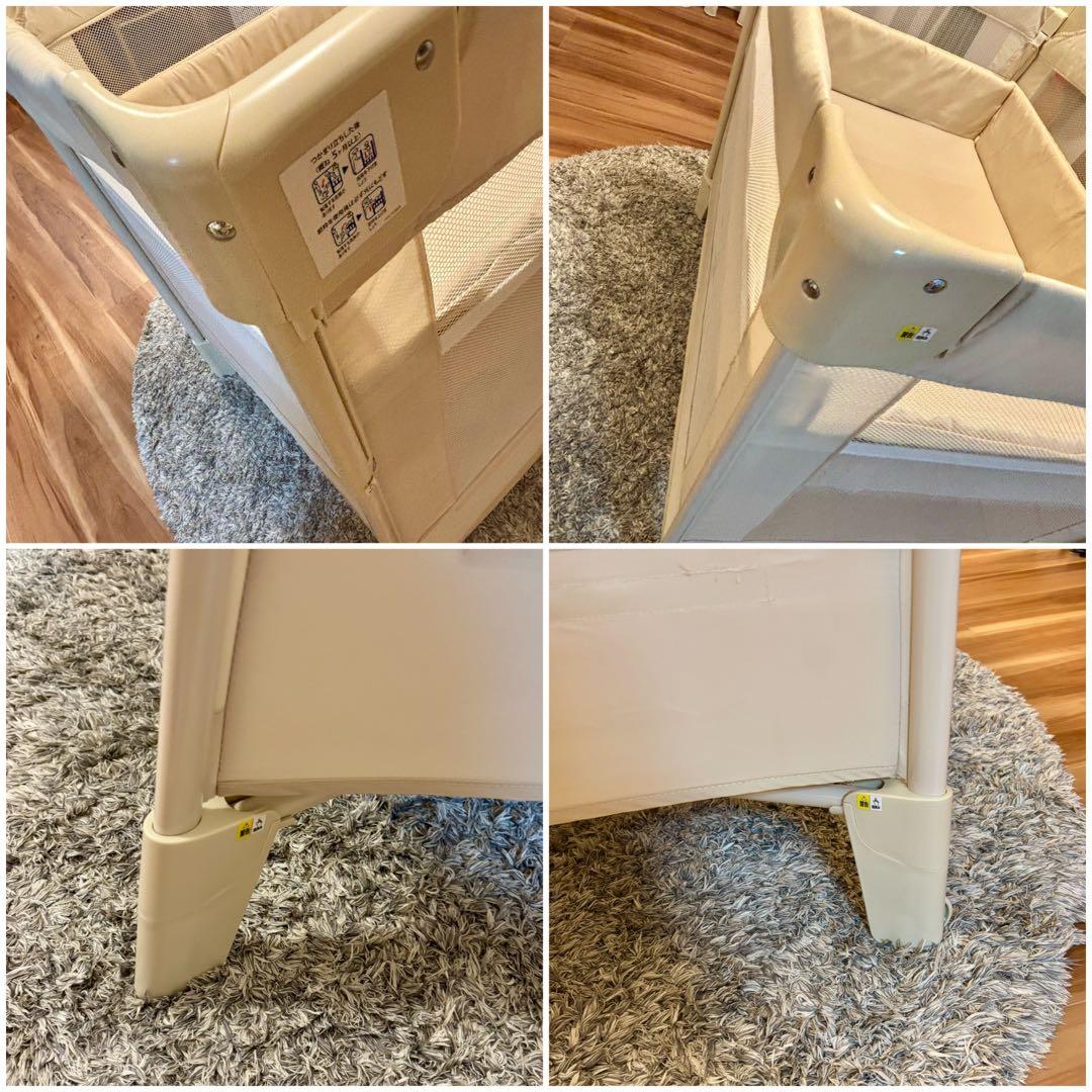 ✨️美品✨️Apricaアップリカ ベビーベッド ココネルエアー ミルク 新生児