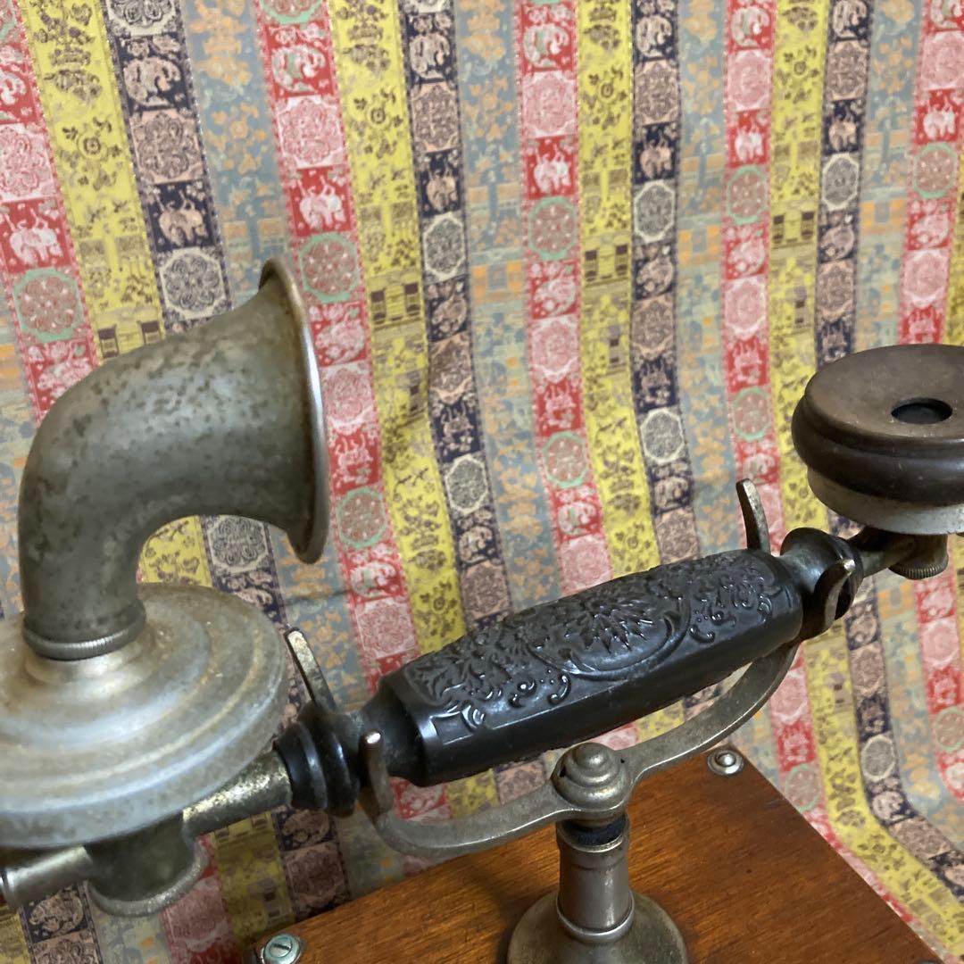 デルビル磁石式甲号卓上電話機　1924年　アンティークディスプレイ　　インテリア
