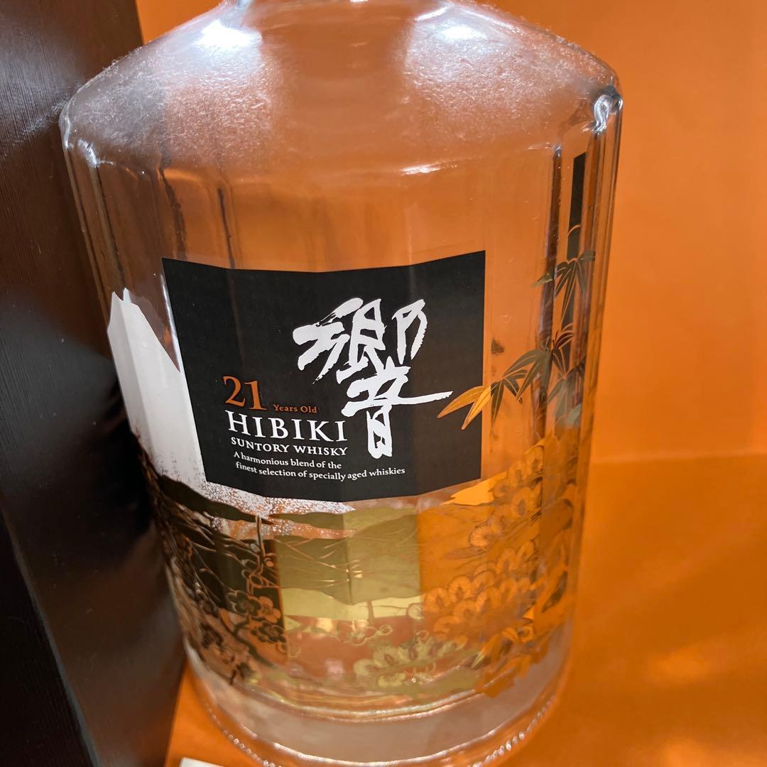 d*a様 Hibiki 21年 ウイスキー 700mlの空き瓶　空き箱 　送料込