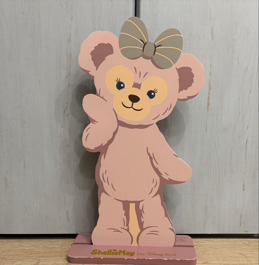 ディズニー30周年 ダッフィー＆シェリーメイ 木製ウッドボード 刻印有