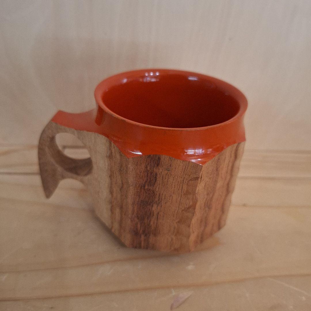 ジンカップ　赤漆 Urushi KIKISA Jincup M 袋付き①