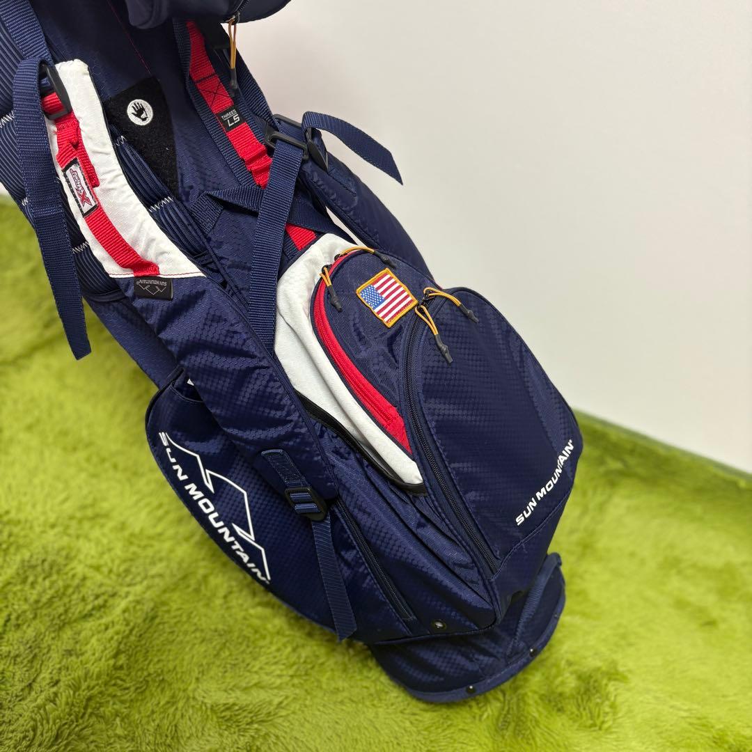 SUN MOUNTAIN ゴルフバッグ スタンドキャディバッグ　フード付き