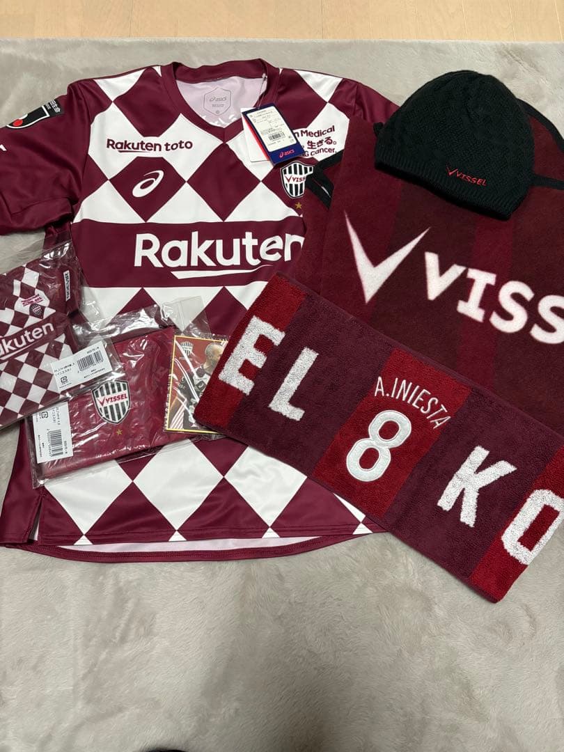 ヴィッセル神戸　イニエスタ　グッズ　まとめ売り