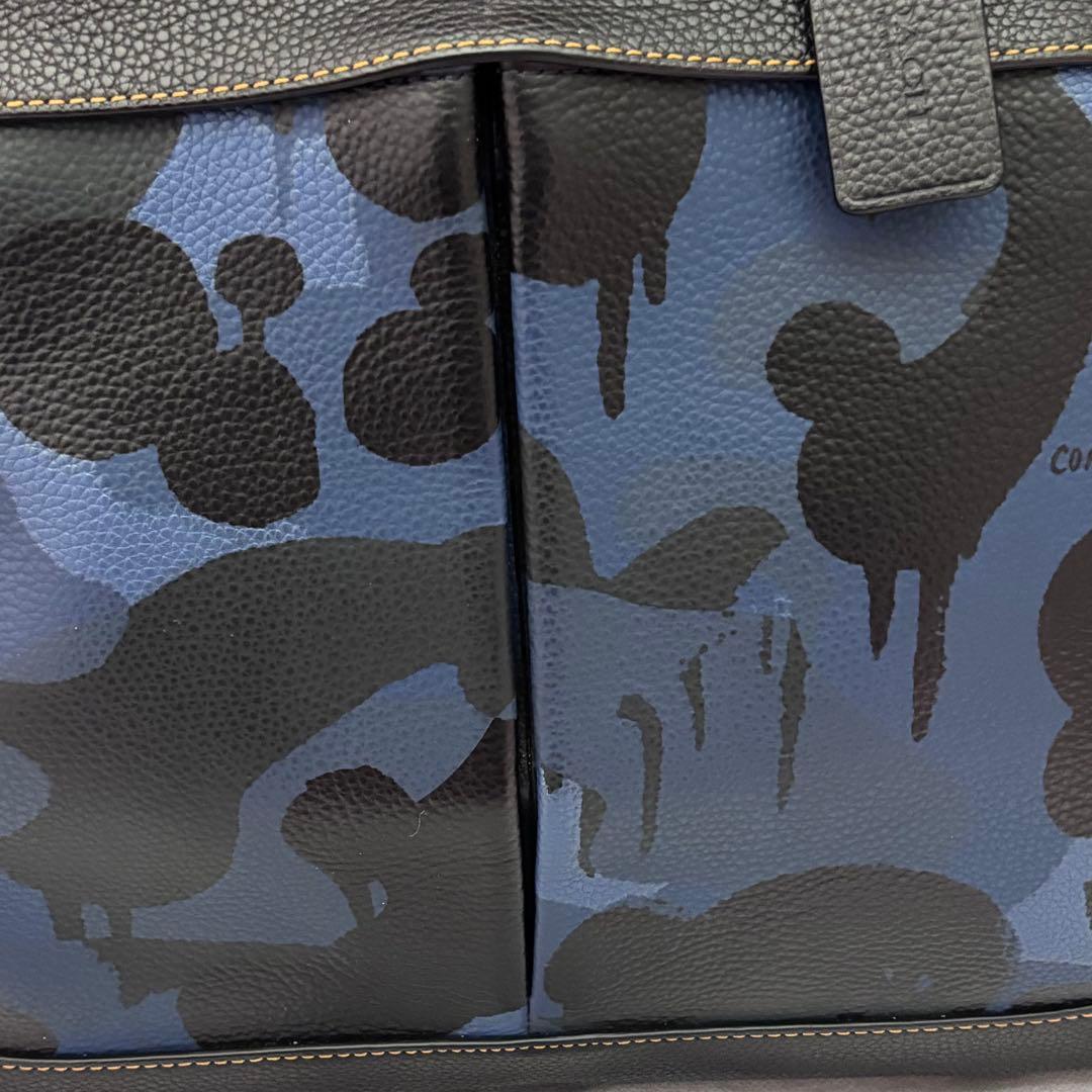 coach☆カモフラ柄2wayビジネスバッグ