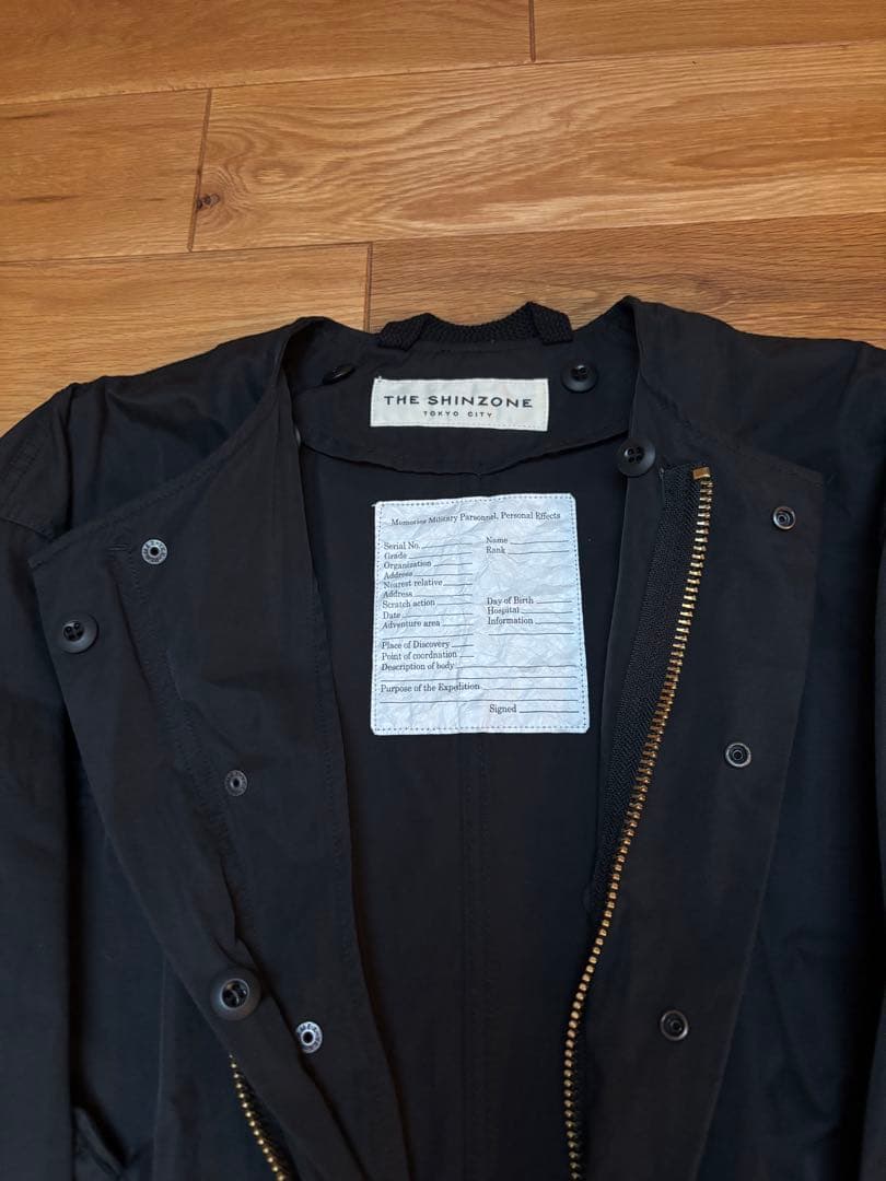 The Shinzone フィールドパーカー 黒　34