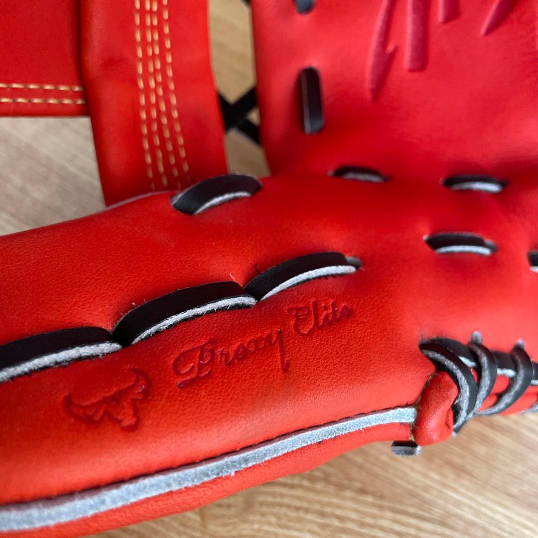 ミズノプロ　硬式用　グラブ　内野　グローブ　高校野球対応　湯もみ済み