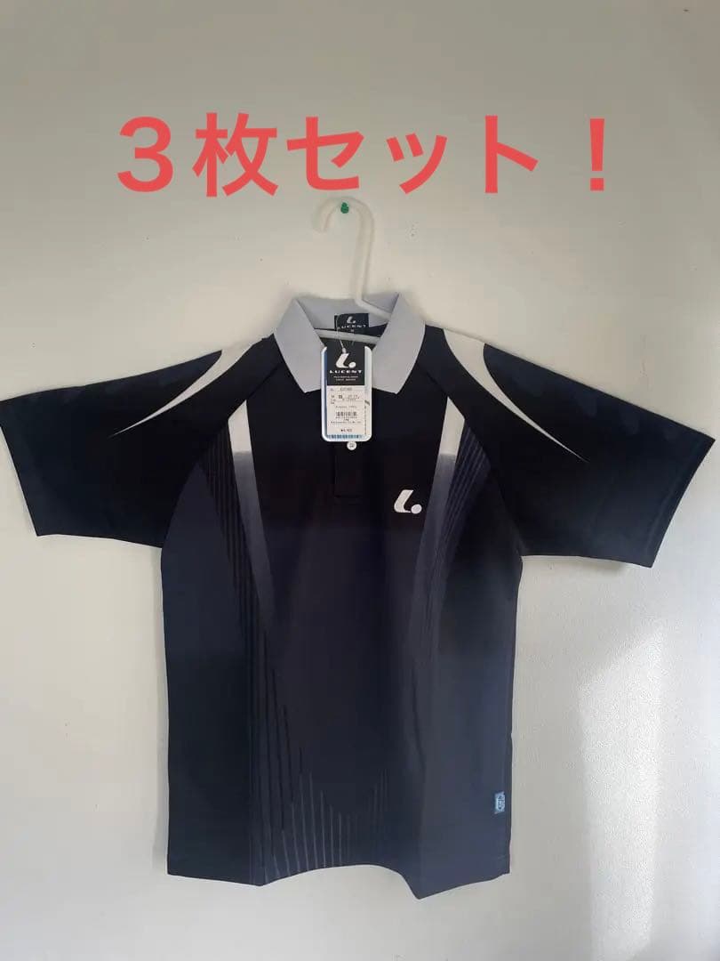 LUCENT　ルーセント　テニス　ゲームシャツ　Mサイズ　3枚セット！バラ売り⭕️