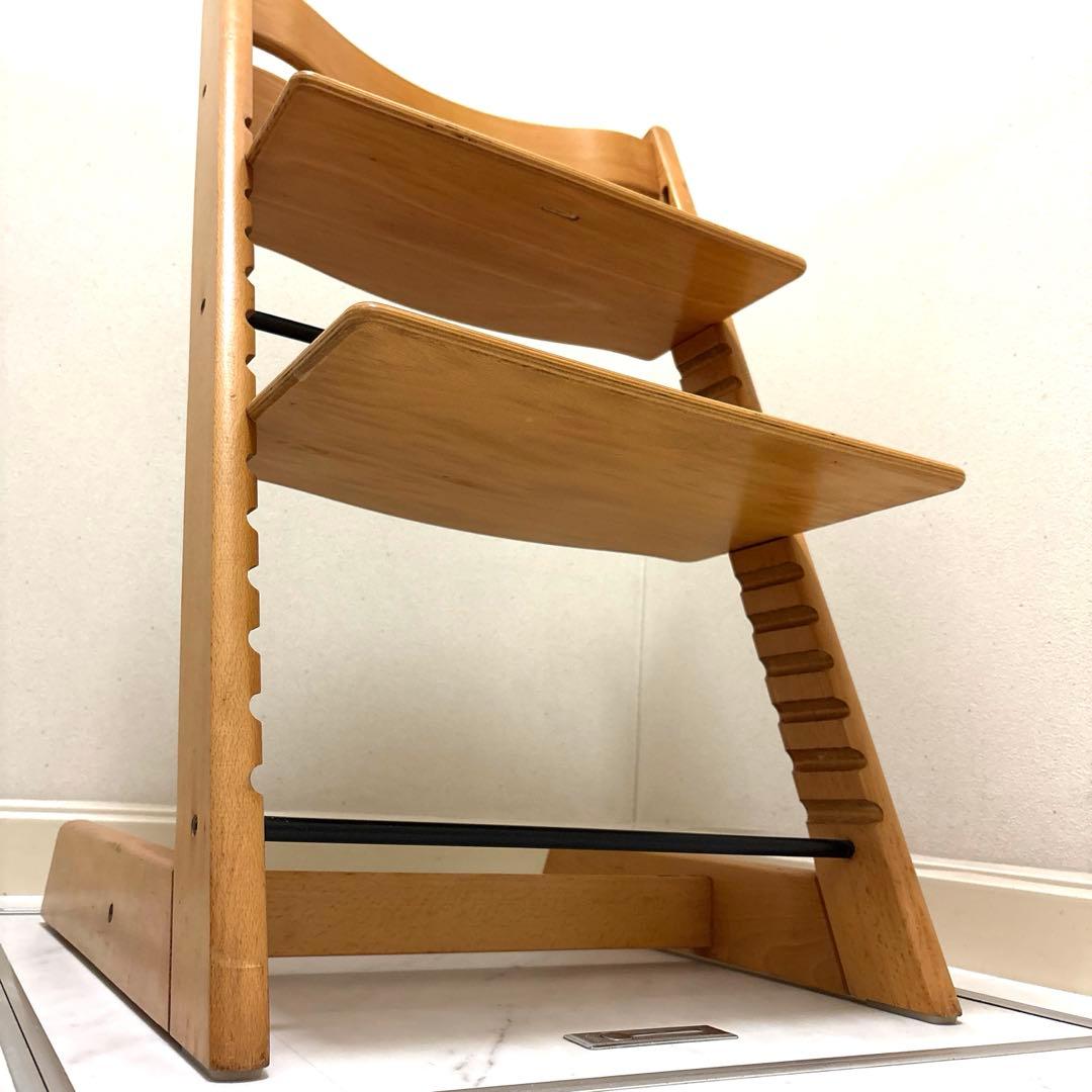 ストッケSTOKKEトリップトラップ　ナチュラル　シリアルナンバー0 取説付き