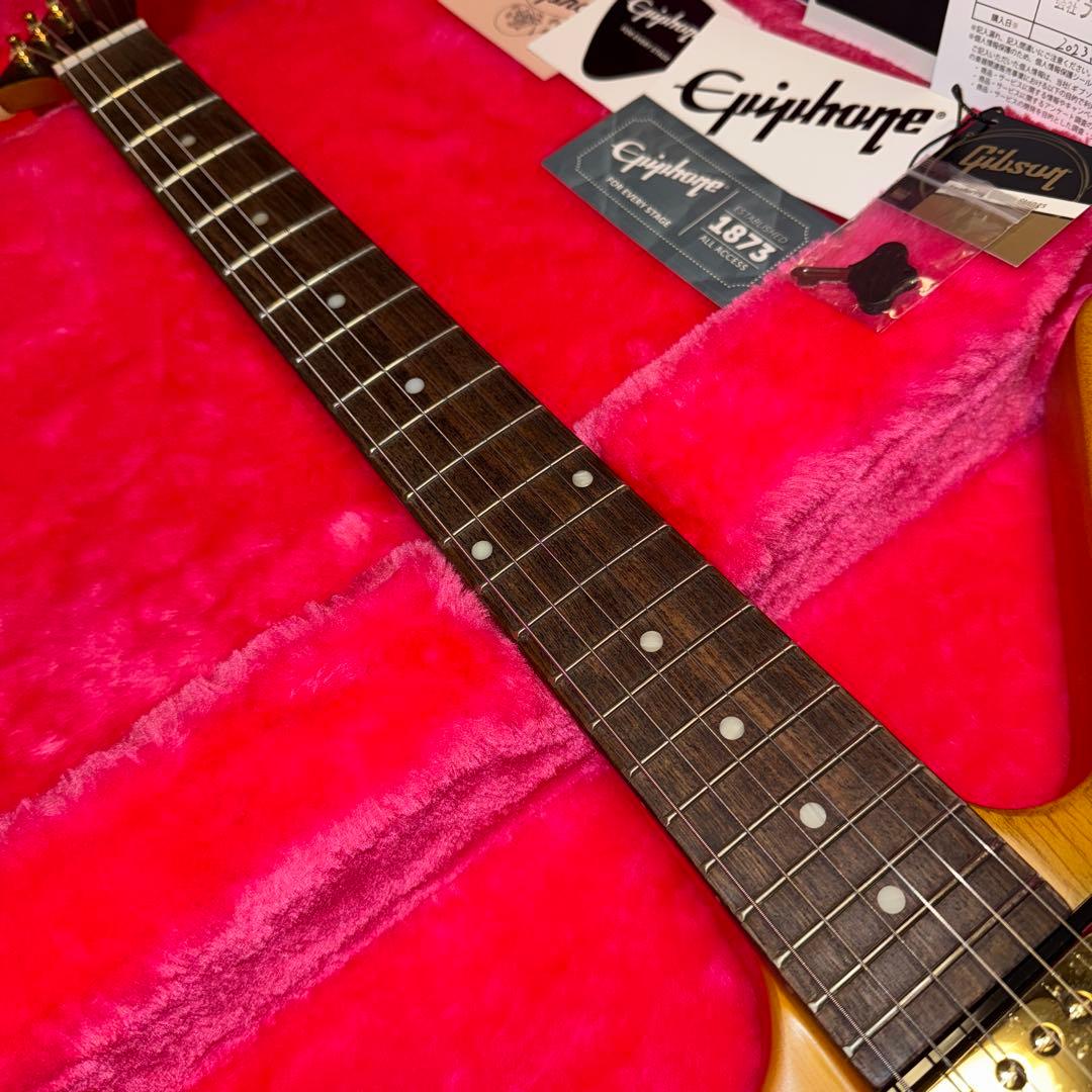 ギター Epiphone Korina Explorer Aged Natural