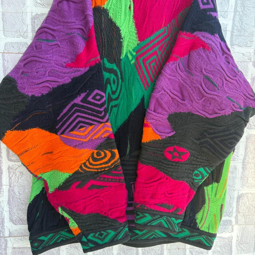 希少カラー　オーストラリア製　COOGI クージー　デザインニット 3Dニット