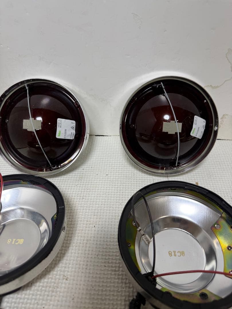 激レア　希少　当時物デュアルカウル用CIBIEフォグランプ/ライトカバー付シビエ