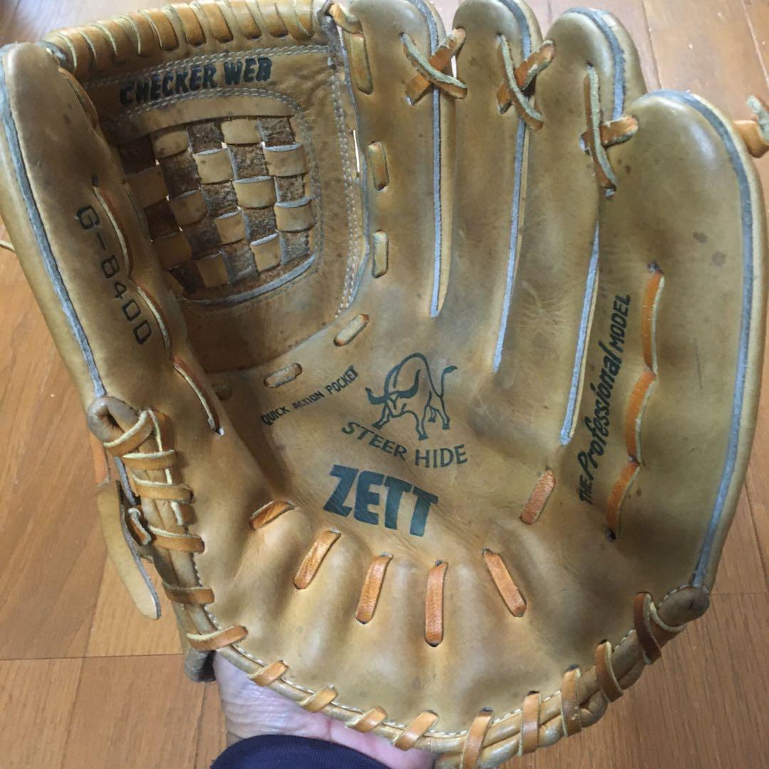 ZETT グローブ G-8400 アンティーク 王冠ラベル