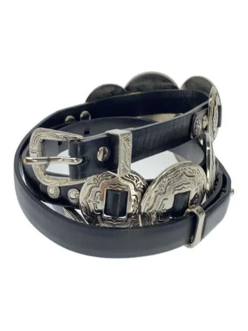 TOGA PULLA トーガ プルラ メタル ダブル バックル レザー ベルト